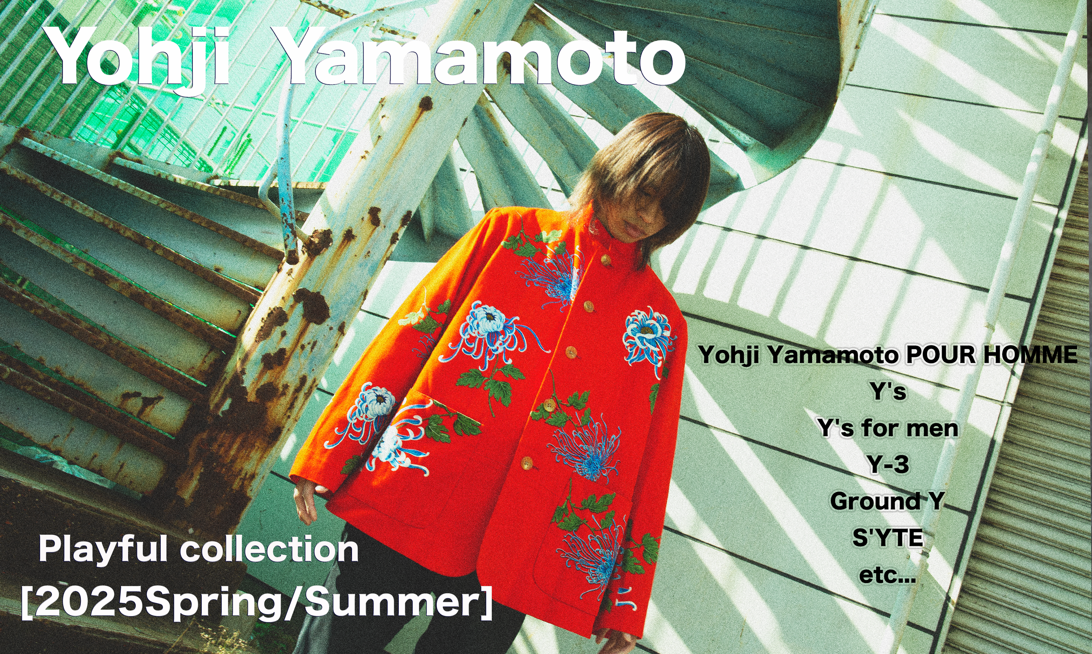 Yohji Yamamoto 2025 Spring/Summer Playful collection | ブランド 