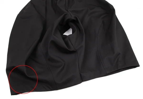 コムデギャルソンCOMME des GARCONS ウールシルクドーナッツパンツ 黒XS K-95899_009