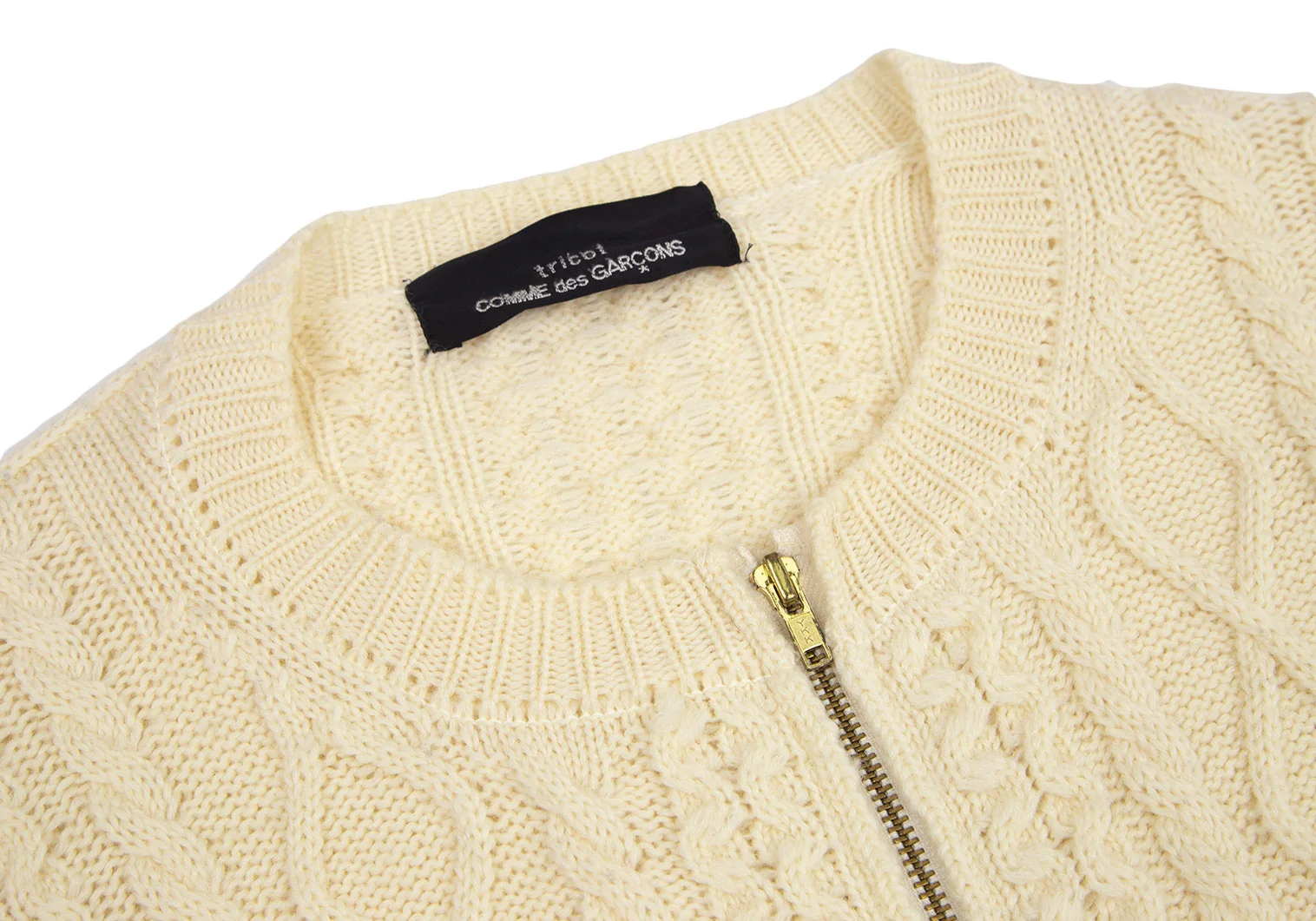 トリココムデギャルソンtricot COMME des GARCONS 襟花柄レース
