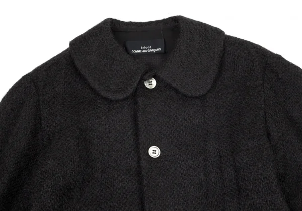トリココムデギャルソンtricot COMME des GARCONS 起毛ウールラウンド