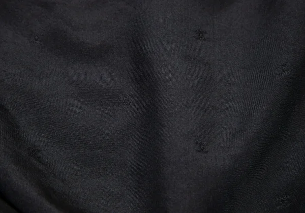 シャネルCHANEL ウールツイード切替デザインスカート 黒34 K-95944_010