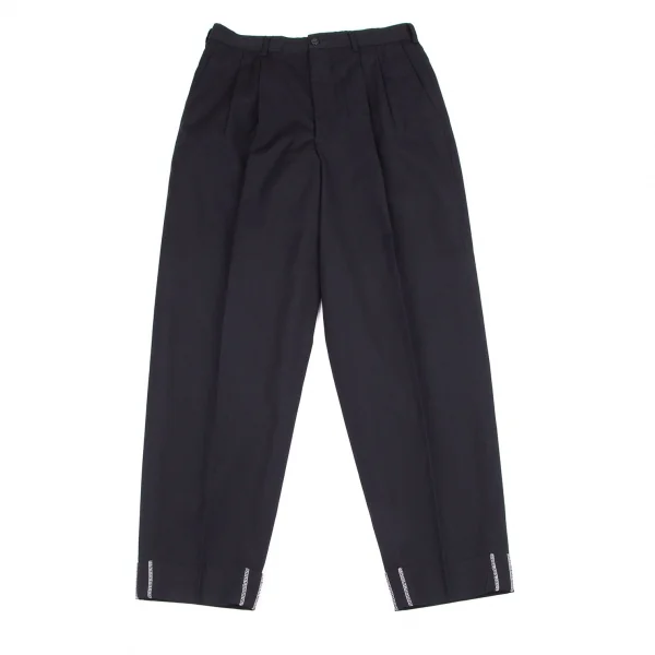 コムデギャルソン オムCOMME des GARCONS HOMME ウールギャバジグザグジャガード切替セットアップスーツ 紺M K-95958_011