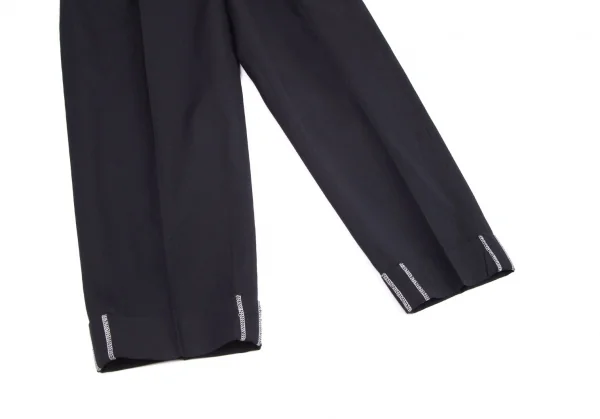 コムデギャルソン オムCOMME des GARCONS HOMME ウールギャバジグザグジャガード切替セットアップスーツ 紺M K-95958_013