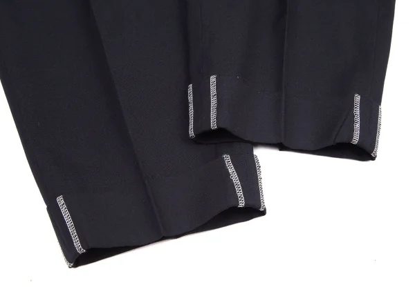 コムデギャルソン オムCOMME des GARCONS HOMME ウールギャバジグザグジャガード切替セットアップスーツ 紺M K-95958_014