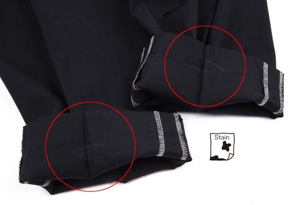 コムデギャルソン オムCOMME des GARCONS HOMME ウールギャバジグザグジャガード切替セットアップスーツ 紺M K-95958_015