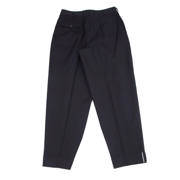 コムデギャルソン オムCOMME des GARCONS HOMME ウールギャバジグザグジャガード切替セットアップスーツ 紺M K-95958_016