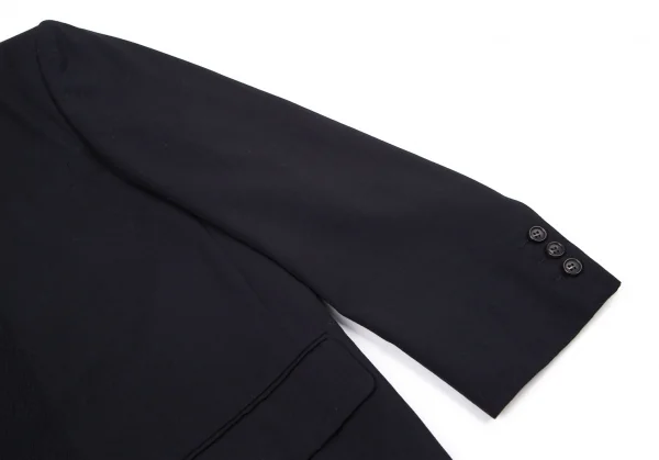 コムデギャルソン オムCOMME des GARCONS HOMME ウールギャバジグザグジャガード切替セットアップスーツ 紺M K-95958_004