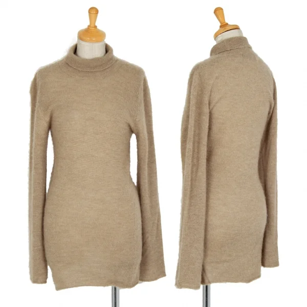 コムデギャルソン ノアールCOMME des GARCONS NOIR カシミヤ起毛ハイネックニット ベージュM位 K-95990_001