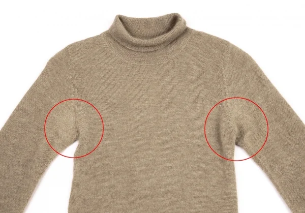 コムデギャルソン ノアールCOMME des GARCONS NOIR カシミヤ起毛ハイネックニット ベージュM位 K-95990_003