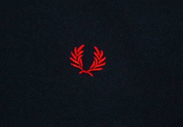 フレッドペリーFREDPERRY ポイント刺繍鹿の子ポロシャツ 紺36 K-96003_006