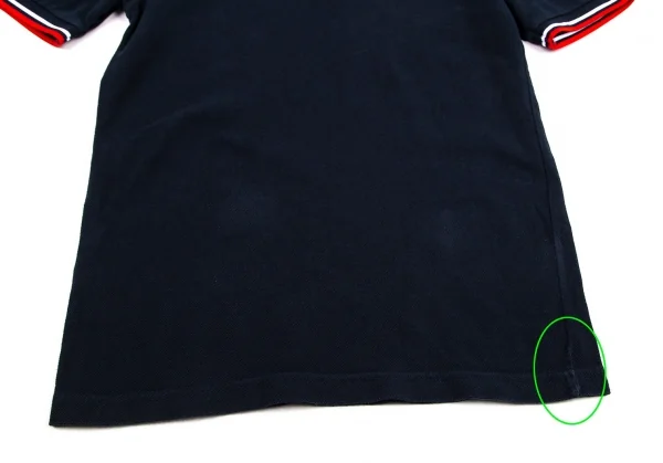 フレッドペリーFREDPERRY ポイント刺繍鹿の子ポロシャツ 紺36 K-96003_008