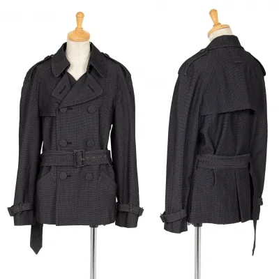 ジャンポールゴルチエ クラシックJean Paul GAULTIER CLASSIQUE 混紡ドビートレンチジャケット