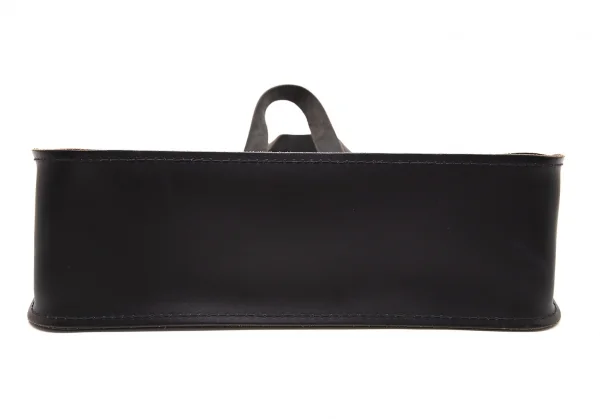 コムコム コムデギャルソン×ケンブリッジサッチェルCOMME des GARCONS×The Cambridge Satchel Company レザーフラップトートバッグ 黒紫 K-96077_008