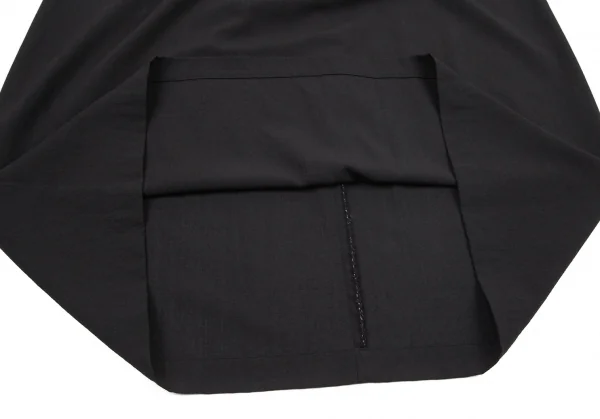 ジュンヤワタナベ コムデギャルソンJUNYA WATANABE COMME des GARCONS ウールナイロンハーフラップスカート 黒M位 K-96093_007