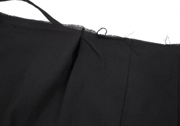 ジュンヤワタナベ コムデギャルソンJUNYA WATANABE COMME des GARCONS ウールナイロンハーフラップスカート 黒M位 K-96093_009