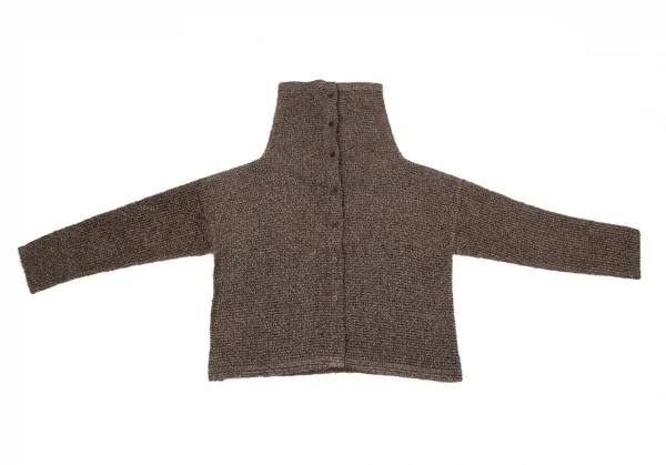 イッセイミヤケ ミーISSEY MIYAKE me ファンシーツイードニット