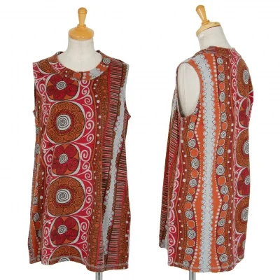 ワイズフォーリビングY's for living グラフィックプリントロング丈ノースリーブ