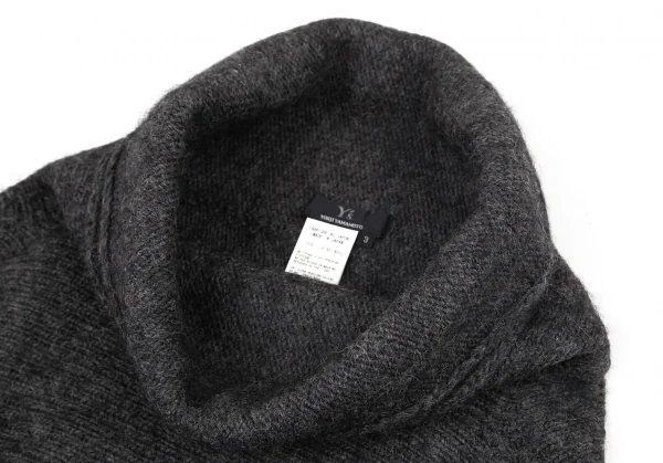 ワイズY's ニットサルエルパンツ グレー3 K-96208_004