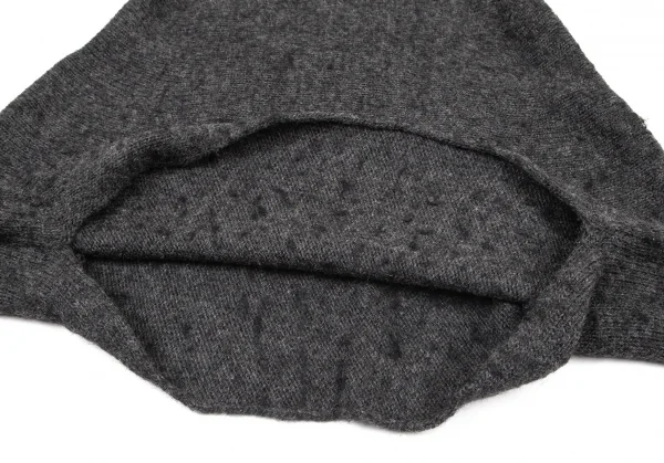 ワイズY's ニットサルエルパンツ グレー3 K-96208_008