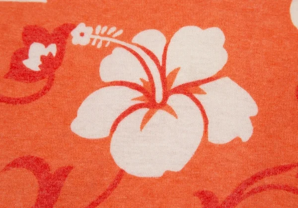 ジュンヤワタナベマン コムデギャルソンJUNYA WATANABE MAN COMME des GARCONS ハイビスカス柄天竺ポロシャツ オレンジL K-96230_010