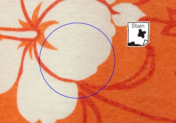 ジュンヤワタナベマン コムデギャルソンJUNYA WATANABE MAN COMME des GARCONS ハイビスカス柄天竺ポロシャツ オレンジL K-96230_007