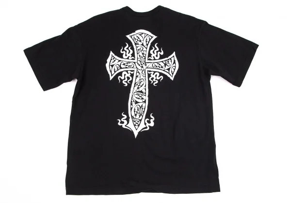 ジュンヤワタナベマン コムデギャルソンJUNYA WATANABE MAN COMME des GARCONS IVE TO RIDEプリントTシャツ 黒L K-96231_008