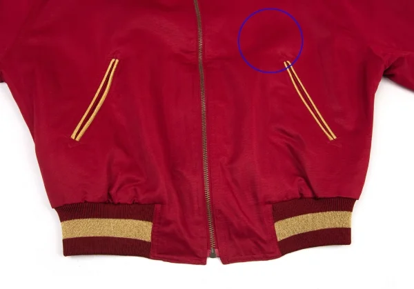 フィッチェ FICCE 鳳凰刺繍中綿ジップブルゾン エンジL位 K-96248_011