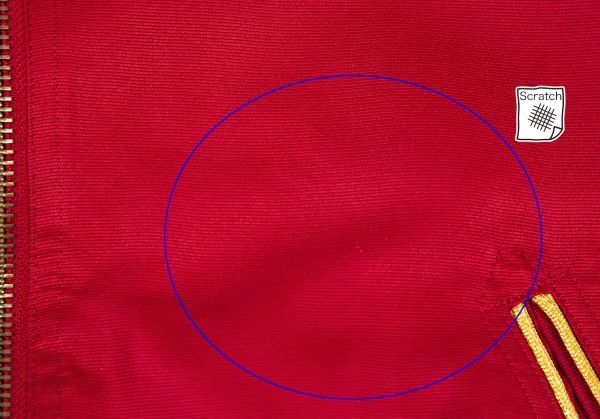 フィッチェ FICCE 鳳凰刺繍中綿ジップブルゾン エンジL位 K-96248_012