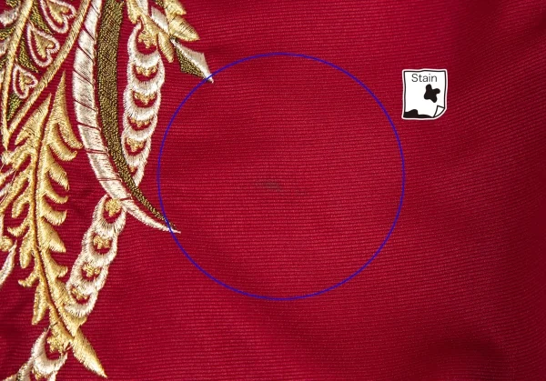 フィッチェ FICCE 鳳凰刺繍中綿ジップブルゾン エンジL位 K-96248_003