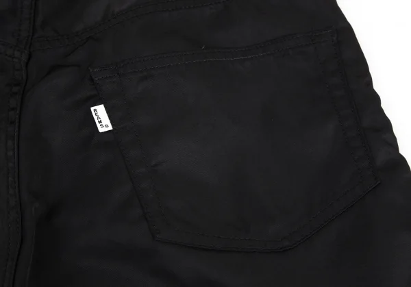 ビームスBEAMS ナイロンテーパードパンツ 黒L K-96249_010