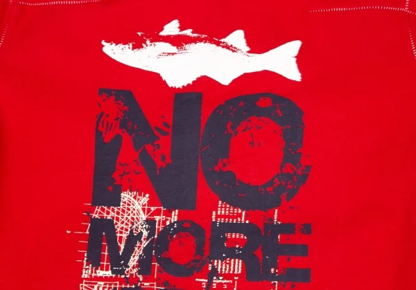 ルジャンドゥ マリテフランソワジルボーLE JEAN DE MARITHE FRANCOIS GIRBAUD メッセージプリントTシャツ 赤S K-96279_004