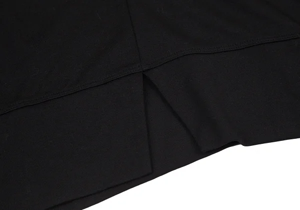 ルジャンドゥ マリテフランソワジルボーLE JEAN DE MARITHE FRANCOIS GIRBAUD バイカラー切替ストレッチビッグシルエットパーカー 黒オフM K-96283_008