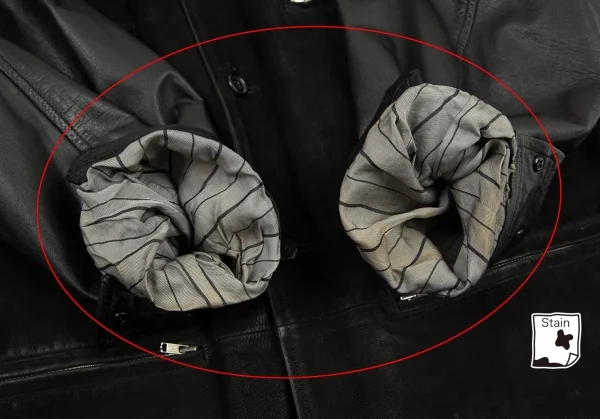 コムデギャルソン オムCOMME des GARCONS HOMME フロントヌバック切替レザージャケット 黒M K-96359_010