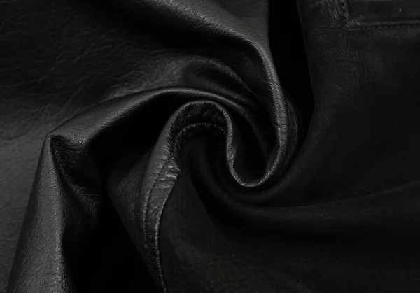 コムデギャルソン オムCOMME des GARCONS HOMME フロントヌバック切替レザージャケット 黒M K-96359_016