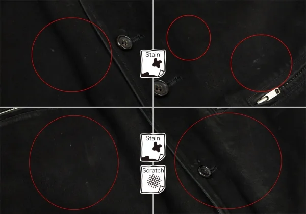 コムデギャルソン オムCOMME des GARCONS HOMME フロントヌバック切替レザージャケット 黒M K-96359_007