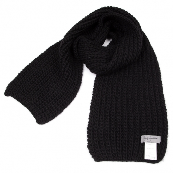 17aw Yohji Yamamoto Pour homme 抜染大判ストール