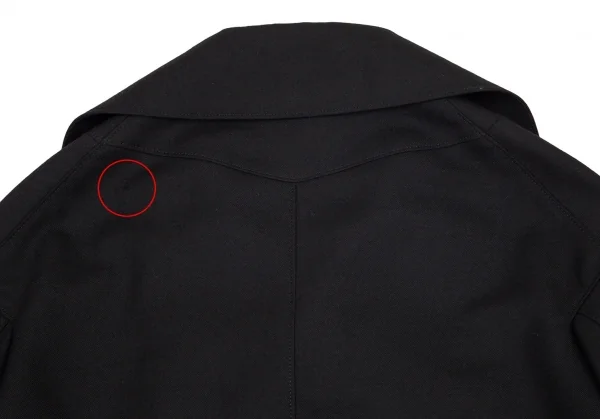 ジュンヤワタナベ コムデギャルソンJUNYA WATANABE COMME des GARCONS ボックスシルエットライダースジャケット 黒S K-96395_015