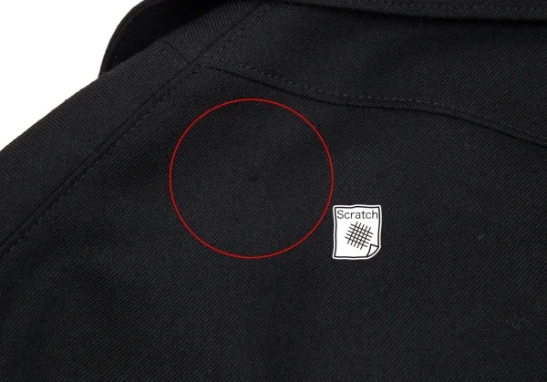 ジュンヤワタナベ コムデギャルソンJUNYA WATANABE COMME des GARCONS ボックスシルエットライダースジャケット 黒S K-96395_016