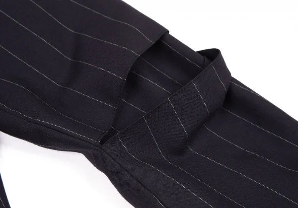 シンイチロウアラカワSHINICHRO ARAKAWA ピンストライプエルボースリットジャケット 紺36 K-96406_006