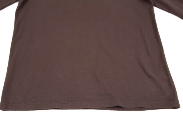 ナンバーナイン NUMBER(N)INE クロスフェアアイルプリントカットソー 茶2 K-96410_010