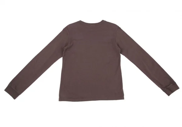 ナンバーナイン NUMBER(N)INE クロスフェアアイルプリントカットソー 茶2 K-96410_012