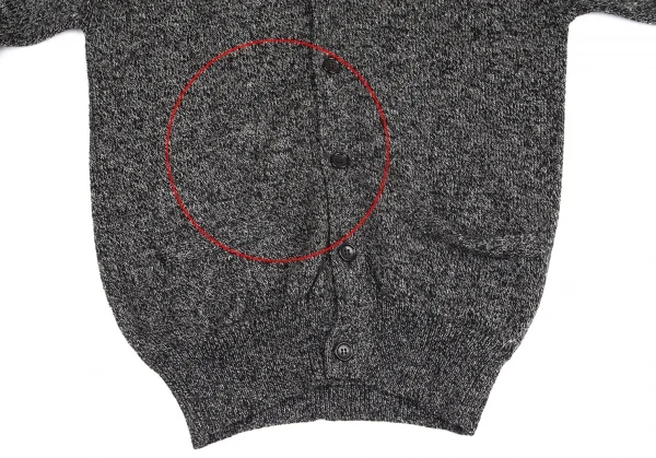 COMME des GARCONS HOMME Mix Wool Knit Cardigan K-96440_010