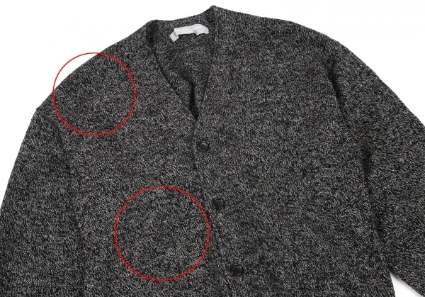 COMME des GARCONS HOMME Mix Wool Knit Cardigan K-96440_002