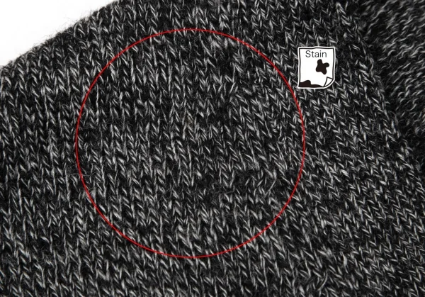 COMME des GARCONS HOMME Mix Wool Knit Cardigan K-96440_003