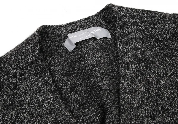 COMME des GARCONS HOMME Mix Wool Knit Cardigan K-96440_005