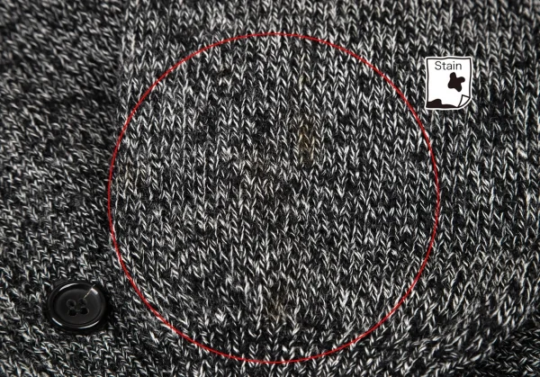 COMME des GARCONS HOMME Mix Wool Knit Cardigan K-96440_009