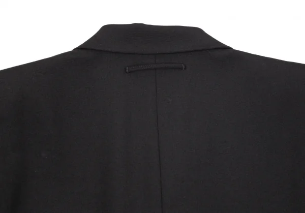 ジャンポールゴルチエ ファムJean Paul GAULTIER FEMME ウールダブルブレストロングジャケット 黒40 K-96495_016