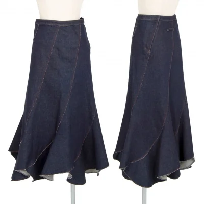 ジャンポールゴルチエ ファムJean Paul GAULTIER FEMME エスカルゴストレッチデニムスカート