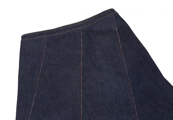 ジャンポールゴルチエ ファムJean Paul GAULTIER FEMME エスカルゴストレッチデニムスカート インディゴ40 K-96505_003