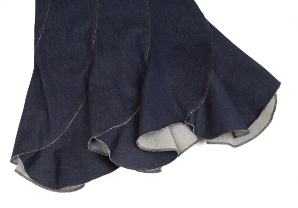 ジャンポールゴルチエ ファムJean Paul GAULTIER FEMME エスカルゴストレッチデニムスカート インディゴ40 K-96505_004